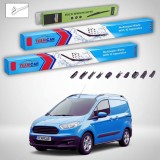 Cumpara ieftin Ștergătoare Ford Transit Courier Gen I B460 Van 2014-prezent | Set Față și Spate Flat Premium &ndash; TeamCar&reg;