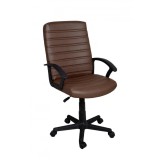 Scaun directorial GN72, piele ecologica, inaltime reglabila, 100 kg, maro