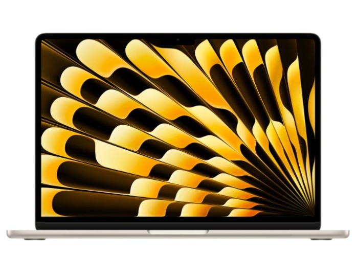 MacBook Air 13.6&quot; Retina/Apple M4 (CPU 10-core, GPU 10-core, Neural Engine 16-core)/24GB/512GB - starlight - INT KB (2025) NewTechnology Media