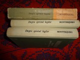 Despre spiritul legilor - Montesquieu / 3 volume // 13008 pagini/ 1 harta / an 1964-1970