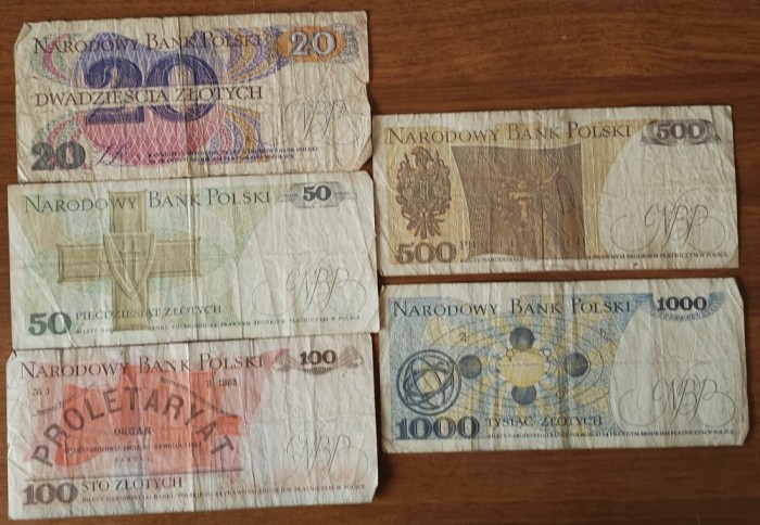 Lot bancnote Polonia