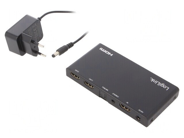Splitter HDMI 2.0 HDCP 2.2 Negru