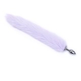 Dildo anal metalic Rosy Purple Tail