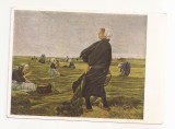 FA100 -Carte Postala- GERMANIA - Max Liebermann, Netzflickerinnen - Kunsthalle Hamburg, necirculata