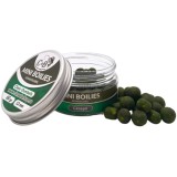 Mini Boilies C&amp;B Semisolubil, Canepa, Verde, 12mm, 60g