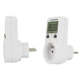 Priza Contor de Energie Electrica ESPERANZA ELA102 cu Afisaj LCD, Alb, 16A