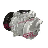 Compresor aer conditionat Audi A4 (B5), 1994-2000, motorizare 1.6, 74kw/75kw, benzina; 1.9 TDI, 85kw, diesel, rola curea 120 mm, 4 caneluri, de tip D