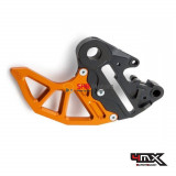 Protectie disc frana spate si suport etrier KTM 2004-2022 portocalie 4MX