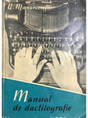 N. Manarovici - Manual de dactilografie (Editia: 1960) foto