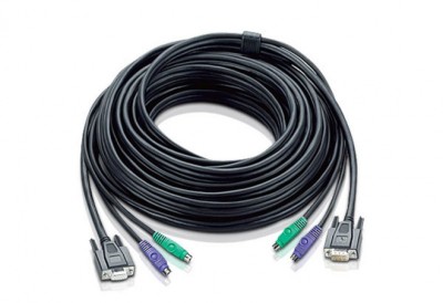 Cablu VGA pentru KVM PS/2 20m, ATEN 2L-1020P/C foto