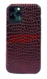 Toc TPU Leather Crocodile Samsung Galaxy A30s Burgundy