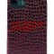 Toc TPU Leather Crocodile Samsung Galaxy A30s Burgundy