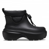 Cizme Crocs Stomp Puff Boot Negru - Black, 37, 38, 41