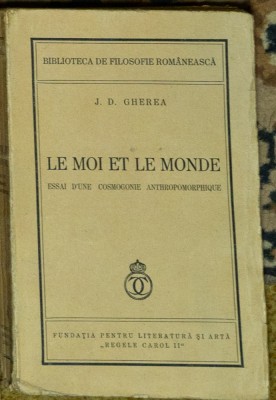 J. D. Gherea - Le moi et le monde foto