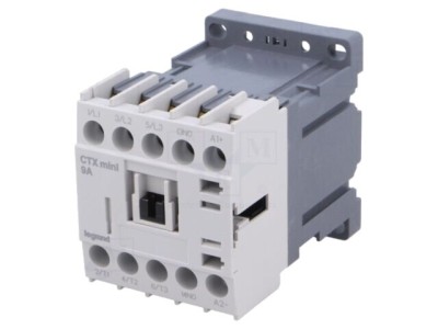 Contactor LEGRAND CTX3 MINI 3 poli 24V DC 9A pentru șină DIN foto