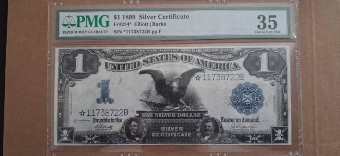 1 Dollar 1899 STAR NOTE