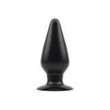 Plug anal CHISA Rubicon My Ass L, design ergonomic, rezistent la apă, lungime 14.7 cm, diametru 6 cm, negru