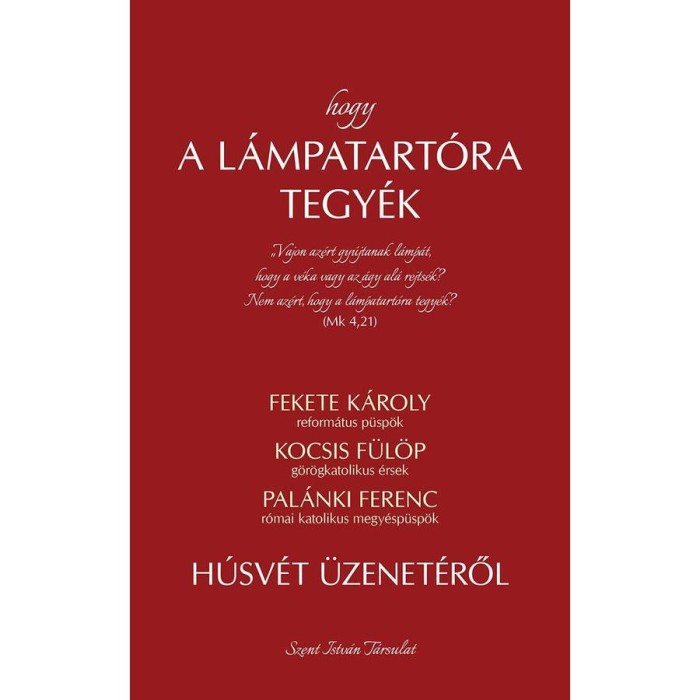 Hogy a l&aacute;mpatart&oacute;ra tegy&eacute;k - H&uacute;sv&eacute;t &uuml;zenet&eacute;ről - Fekete K&aacute;roly
