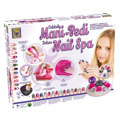 Kit manichiura pentru fetite Mani Pedi Nail Spa, 4 x AA, 8 ani+ foto