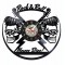 ROCK and ROLL- ceas de perete