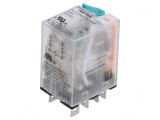 Releu Electromagnetic Industrial DPDT 24VDC 20A 277VAC cu Soclu