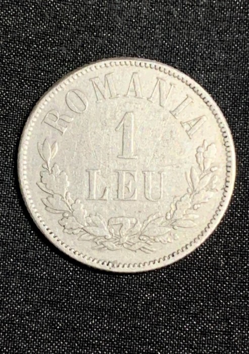 Moneda 1 leu 1874