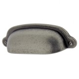 Maner pentru mobila, metalic, finisaj gri antic, M 880.10, M4 x 64 mm