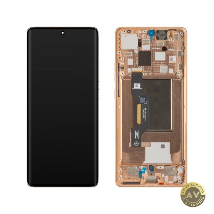 Display cu Touchscreen Motorola Edge 50 cu Rama Roz (Peach Fuzz) Service Pack 5D68C25137