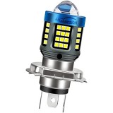 Bec Led H4 MOTO cu doua faze 3030 cu 61 LED SMD temperatura 6000k putere 160W 15000 lm, IPF