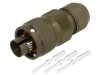 Conector militar 10SL mufă tată 3 pini