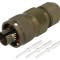 Conector militar 10SL mufă tată 3 pini