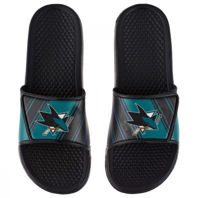 San Jose Sharks papuci de bărbați Legacy Velcro Sport Slide Slipper - L = 44-45 EU foto