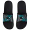 San Jose Sharks papuci de bărbați Legacy Velcro Sport Slide Slipper - L = 44-45 EU
