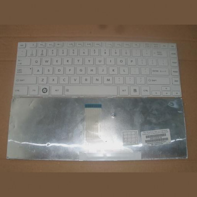 Tastatura laptop noua TOSHIBA L830 White Frame White US foto