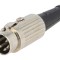 Conector DIN 5 pini 240&deg; pe cablu