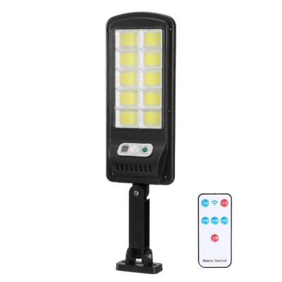 Lampa solara LED cu suport prindere, telecomanda, 100W foto