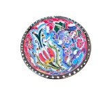 VAS DIN CERAMICA MICUT, LUCRAT SI DECORAT MANUAL, TURCIA