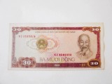 Rară! Vietnam 30 Dong 1981 aUNC,bancnota din imagini la cel mai mic preț