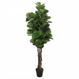 Smochin artificial cu frunze 180 de frunze 150 cm verde GartenMobel Dekor, vidaXL