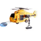 Elicopter Salvare Jucarie Baieti, Lumini, Sunete, Proiectie, Targa, Scara 1:20, +3 Ani, Galben
