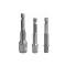 Set 3 adaptoare pentru filetanta 1/2, 1/4, 3/8, Silver