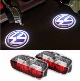 Set Lampi Logo Portiere + Lumini Ambientale LED Volkswagen Golf 4 Touran Caddy Beetle - Plug &amp; Play - Lumina Puternica 7.5W