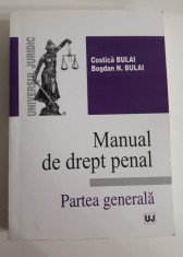manual de drept penal-Partea generala-COSTICA BULAI foto