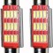 Set 2 x Bec LED SOFIT 12LED 4012 41mm 12V ALB