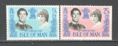 Isle of Man.1981 Nunta regala printul Charles si Diana Spencer GI.29 foto