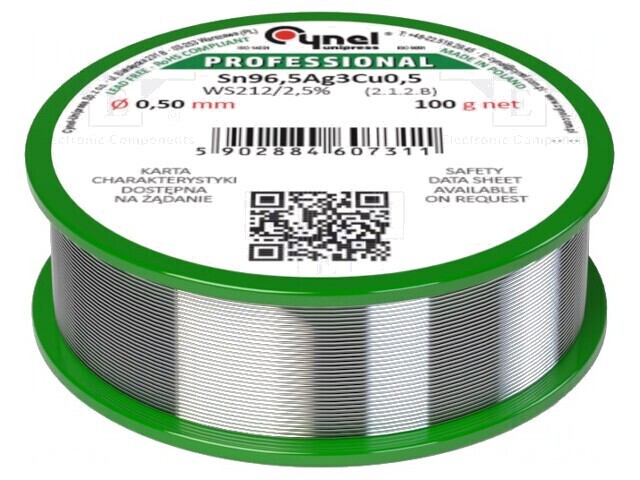 S&acirc;rmă de Lipit Fără Plumb 0,5mm 100g
