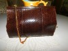 Poseta vintage piele sarpe, lacuita usor,plic sau de umar., Geanta plic de mana