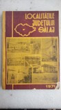 LOCALITATILE JUDETULUI SALAJ-1971 X3.