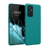 Husa pentru OnePlus 9, Silicon, Verde, 55726.57, kwmobile, Carcasa