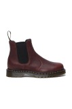 Dr. Martens bocanci 2976 WL femei, culoarea bordo, cu toc plat, izolat, DM31874600